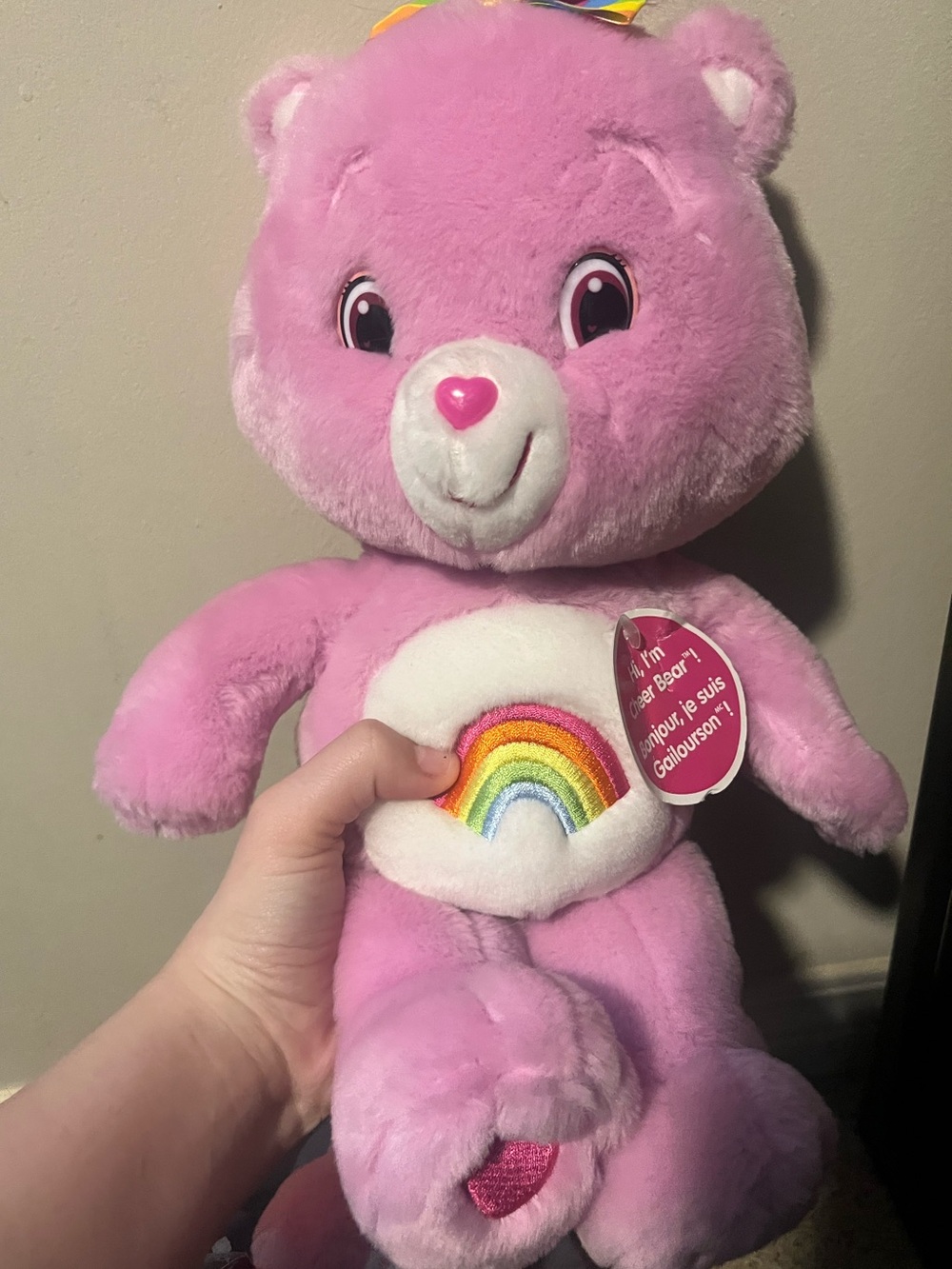 NWT 2007 25th Anniversary play along cheer bear
